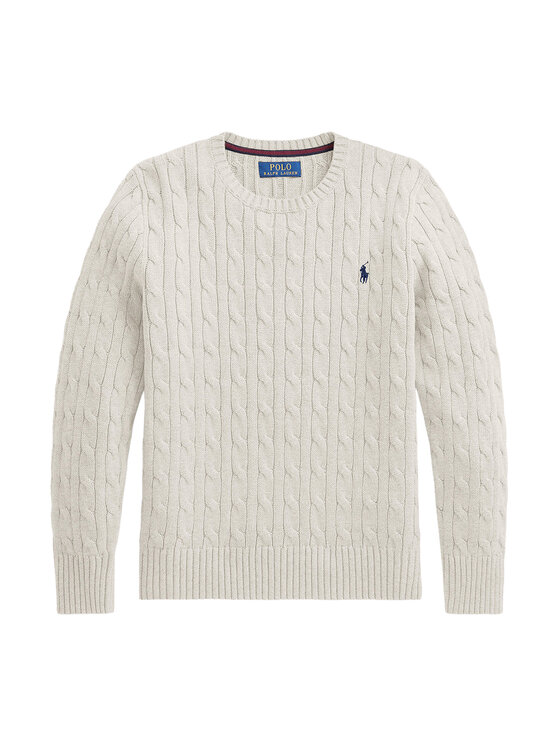 Polo Ralph Lauren Sweter 323702674024 Biały Regular Fit