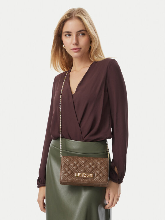 LOVE MOSCHINO Torebka JC4079PP0PLA0203 Brązowy