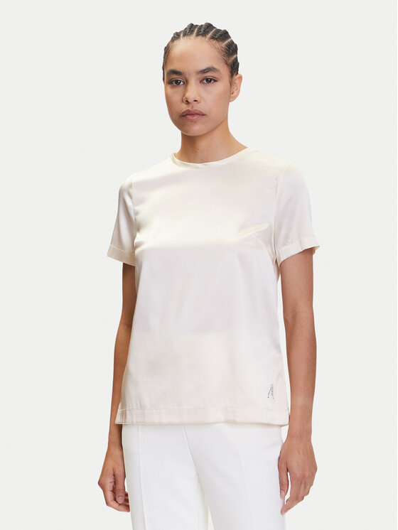 Marciano Guess Bluzka 4YGH07 7117A Écru Regular Fit