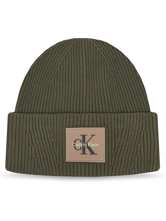 Calvin Klein Czapka Monologo LV04D8096G Khaki