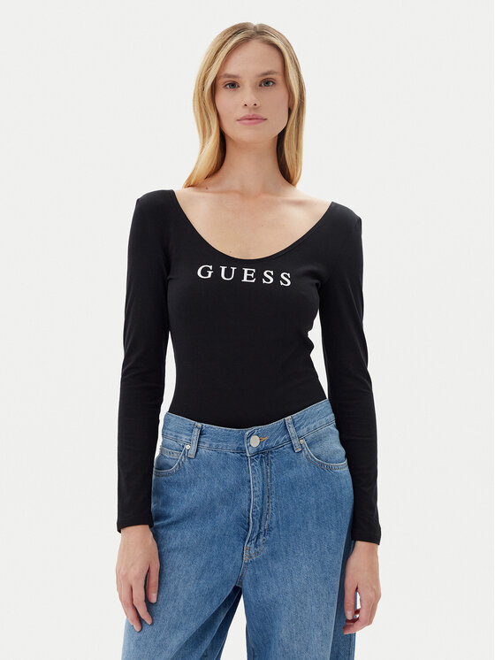 Guess Body O5RM08 KBBU1 Czarny Slim Fit