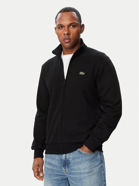 Lacoste Bluza SH2195 Czarny Regular Fit