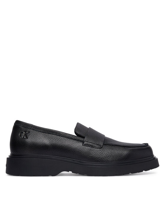 Calvin Klein Loafersy Combat Ess Loafer Lth HM0HM02337 Czarny