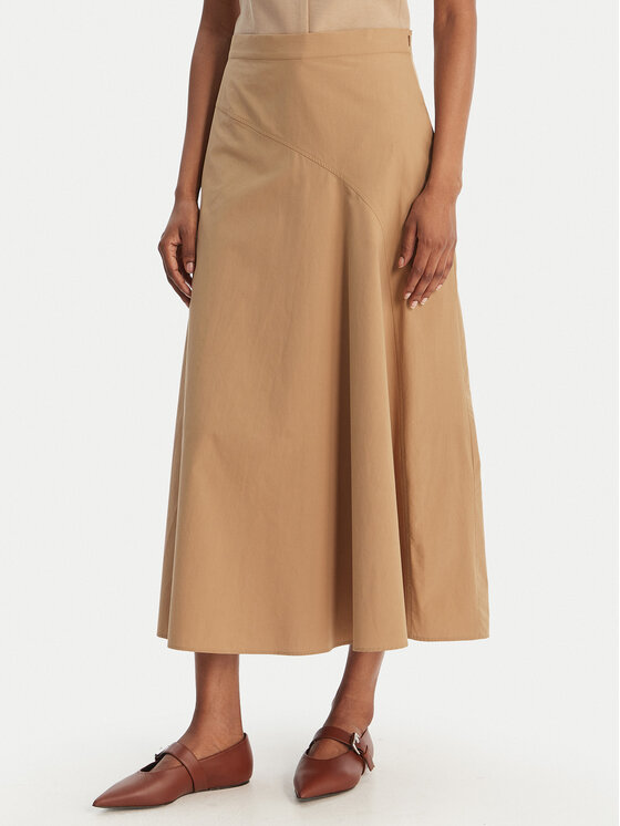 Weekend Max Mara Spódnica trapezowa Zattera 2615101042 Beżowy Regular Fit