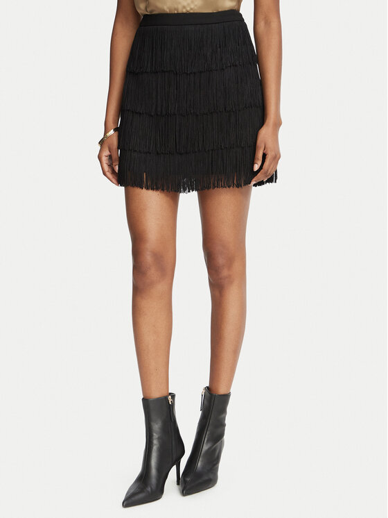 MICHAEL Michael Kors Spódnica mini MF673LRE45 Czarny Regular Fit