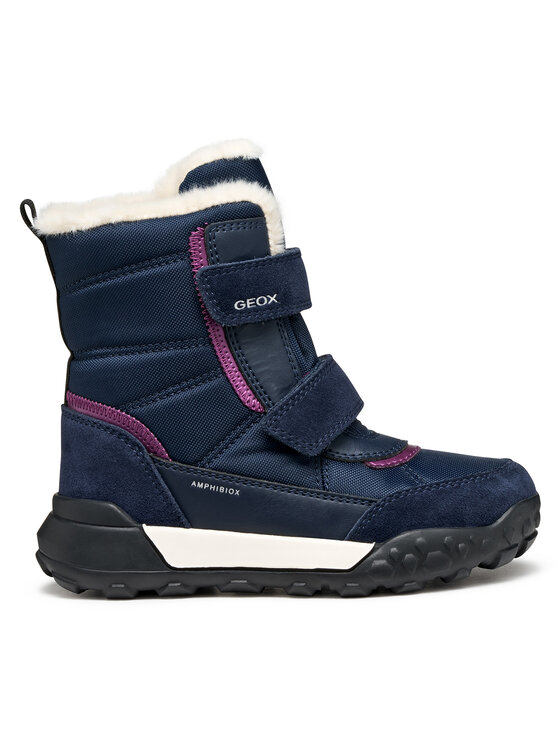 Geox Śniegowce J Trekkyup Girl B Abx J46M7E 08V22 C4269 M Granatowy