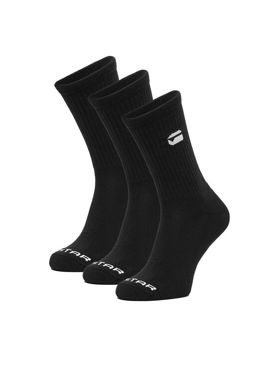 G-STAR Skarpety długie CEO_AS_G-STAR_313_W_AW26 (3-PACK) Czarny