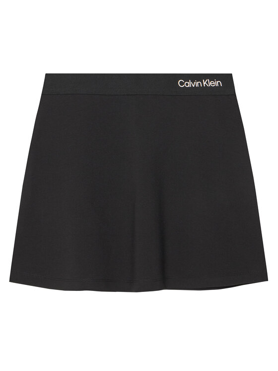 Calvin Klein Jeans Spódnica Logo Tape IG0IG02784 D Czarny Regular Fit