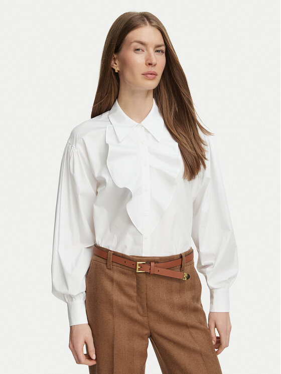 Luisa Spagnoli Koszula Loriana 543537 Biały Regular Fit