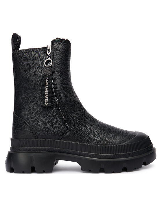 KARL LAGERFELD Botki KL43566 Czarny