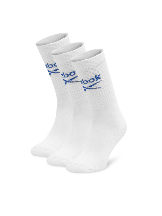 Reebok Skarpety długie R0258-SS24 (3-pack) Biały