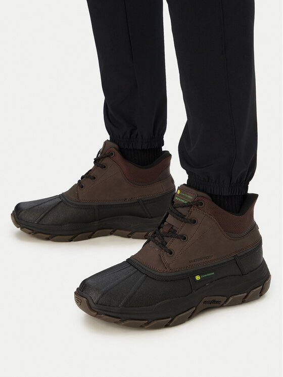 Skechers Trzewiki Respected - Swamper 256026/CHBK Brązowy