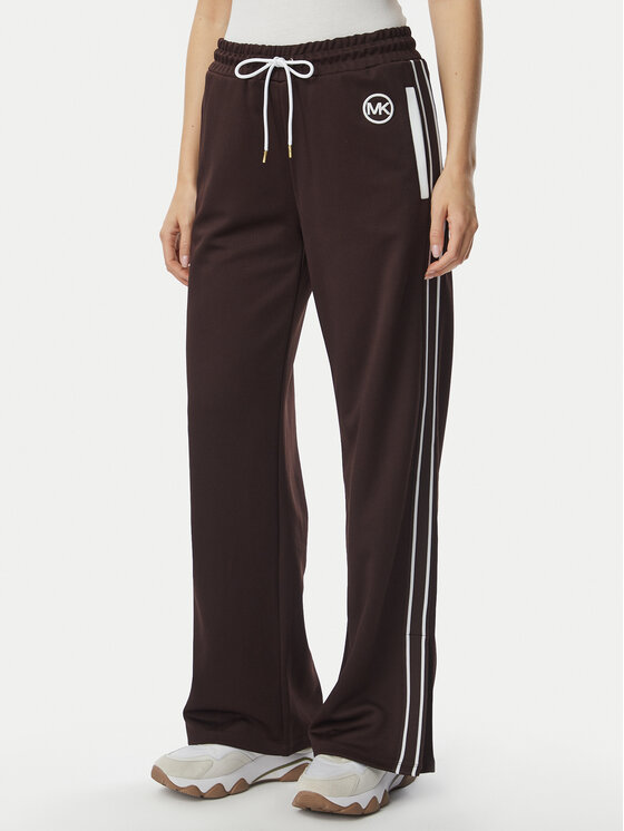 MICHAEL Michael Kors Spodnie dresowe MR630Y0K8N Brązowy ciemny Regular Fit