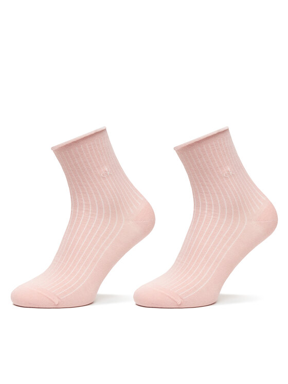 Calvin Klein Skarpety długie 701229681 Różowy