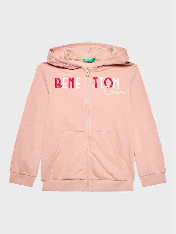 United Colors Of Benetton Bluza 35TMG501H Różowy Regular Fit