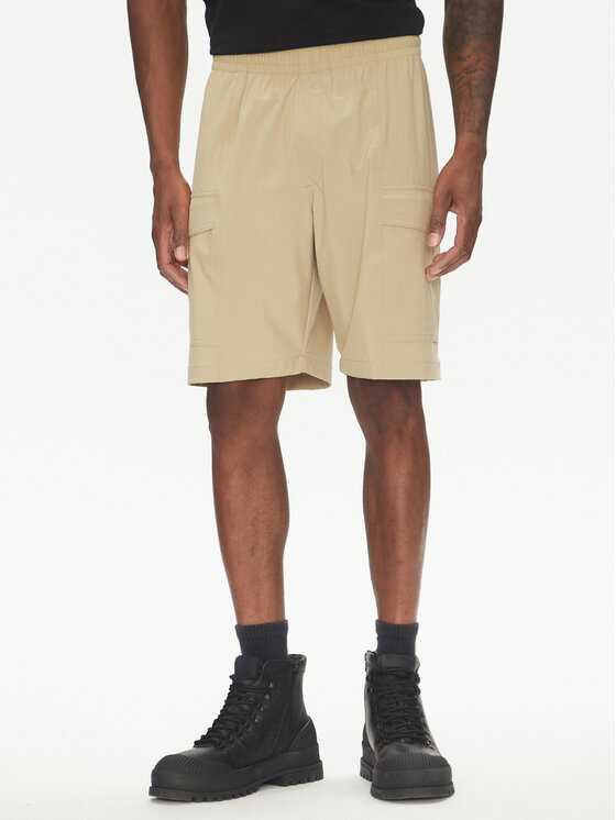 Timberland Szorty sportowe TB0A677F Beżowy Regular Fit