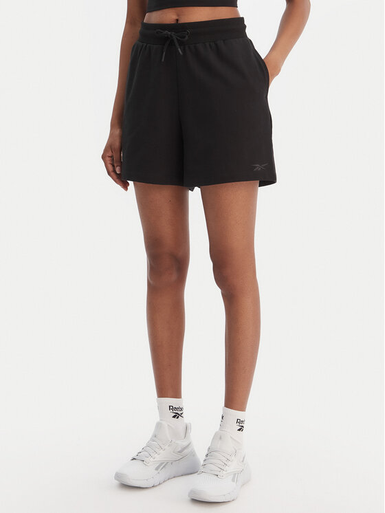 Reebok Szorty sportowe Jacqueline RK25500CCW Czarny Regular Fit