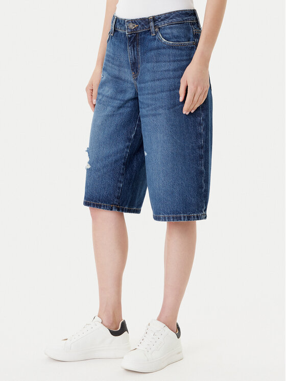 Guess Jeans Szorty jeansowe W5YD1D D5R22 Niebieski Regular Fit