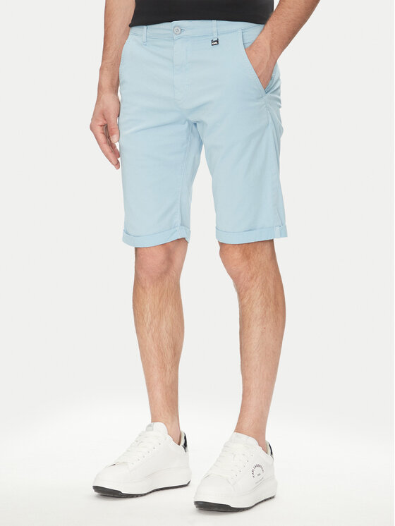 KARL LAGERFELD Szorty materiałowe 265812 552829 Błękitny Regular Fit