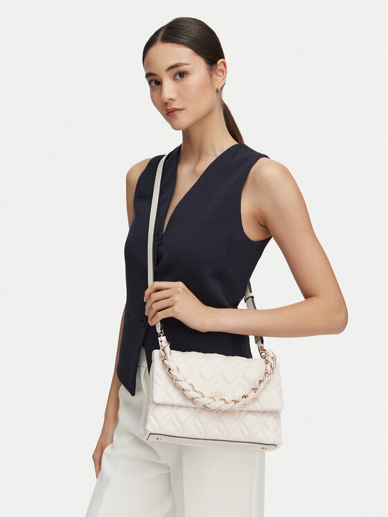 Guess Torebka Maxine HWQG97 33200 Kremowy