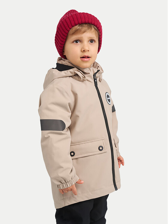 Reima Kurtka przeciwdeszczowa Symppis 5100045B Beżowy ciemny Regular Fit