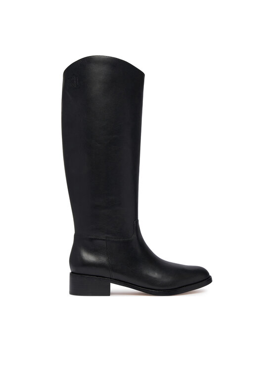 LAUREN RALPH LAUREN Kozaki 802P12995001 Czarny