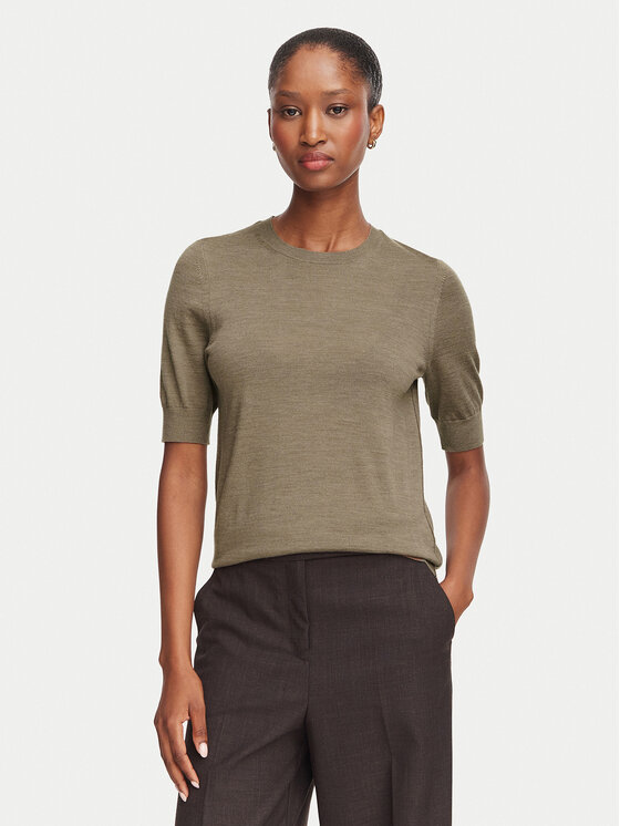 BOSS Sweter Farbella 50544996 Brązowy Slim Fit