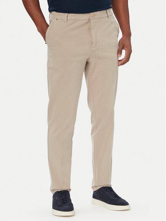 BOSS Chinosy H-Kane1 50543304 Beżowy Modern Fit