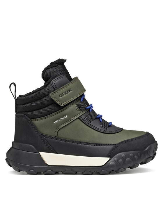Geox Śniegowce J Trekkyup Boy B Abx J46MBE 0MEMS C0450 M Zielony ciemny
