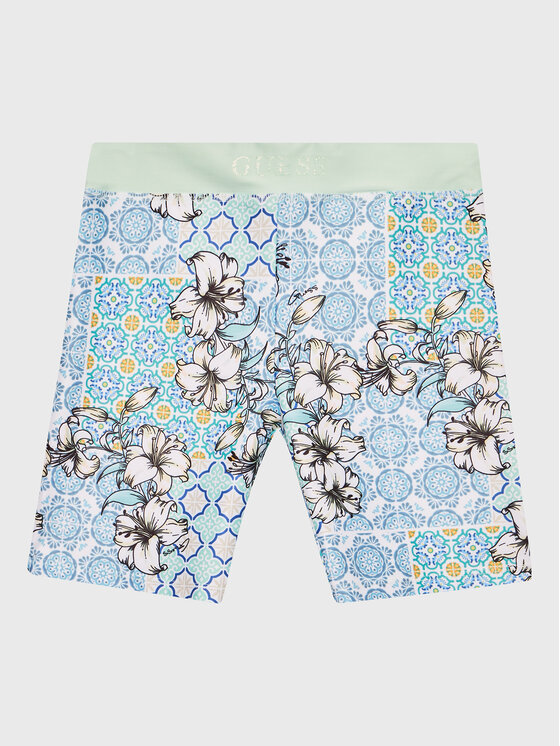 Guess Szorty sportowe J3GD09 MC01P Niebieski Regular Fit