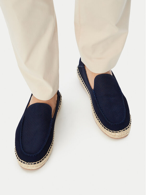 BOSS Espadryle Madeira Mocc 50563149 Granatowy