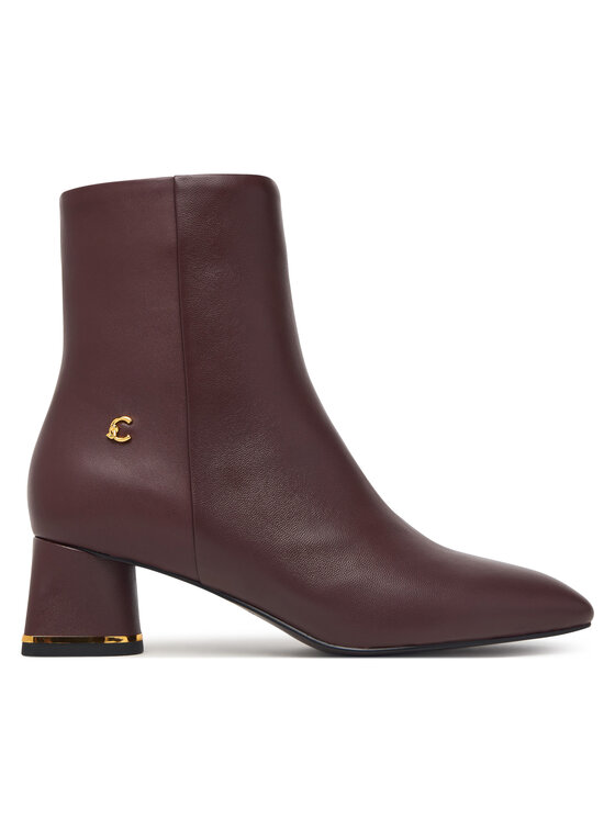Coccinelle Botki C-Everday Smo E4 U1L 11 01 01 Bordowy