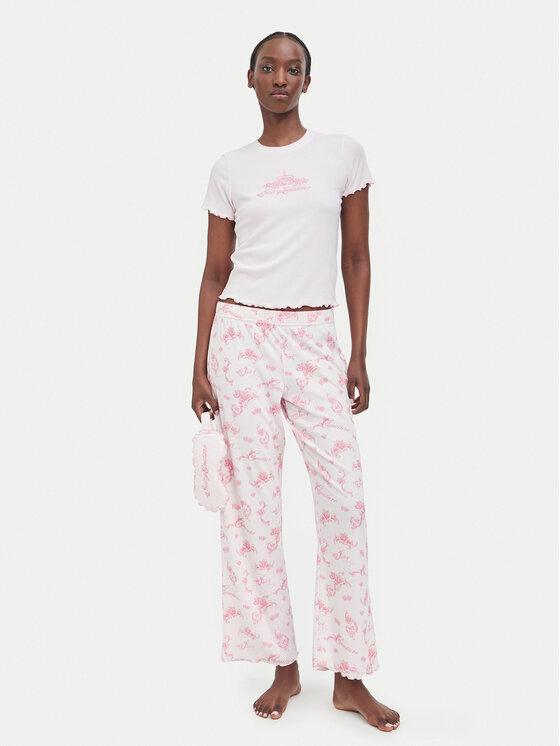 Juicy Couture Piżama JCYPJ226856 Różowy jasny Regular Fit