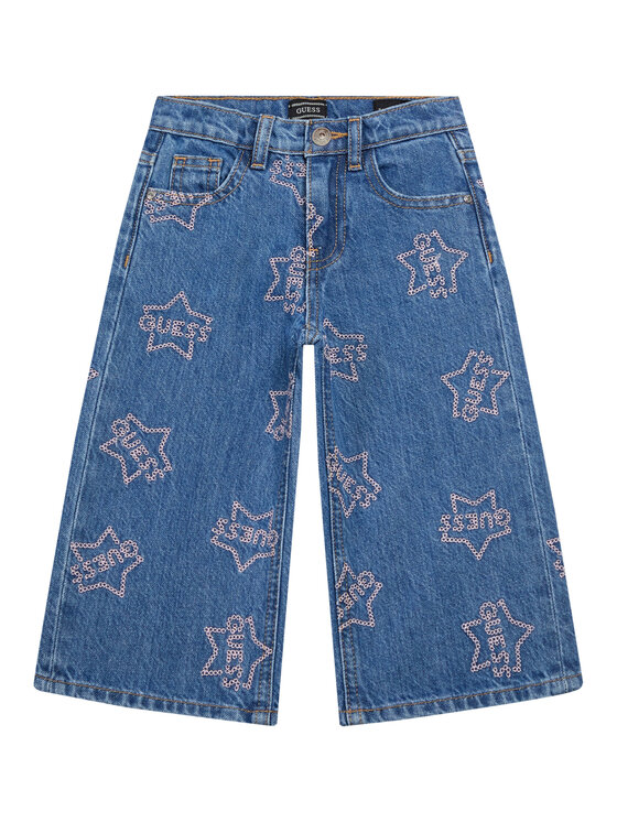 Guess Jeansy K6RA06 D45E0 Niebieski Regular Fit