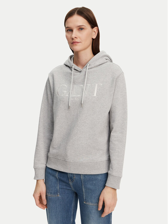 Gant Bluza 4200503 Szary Regular Fit