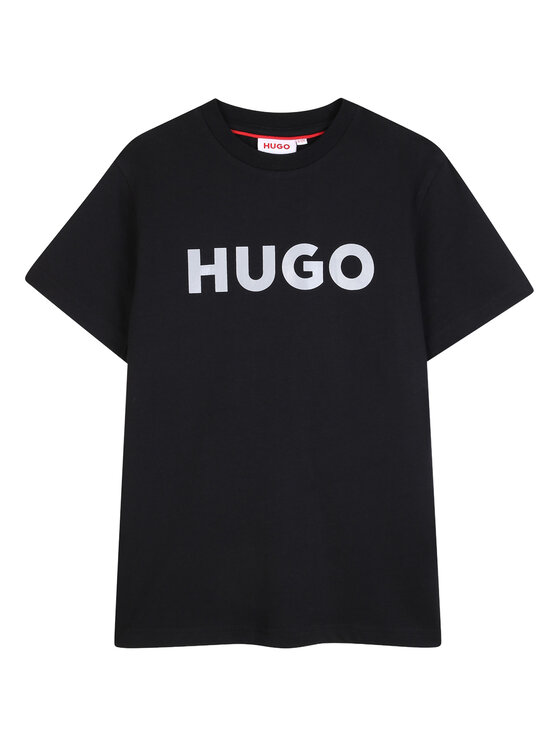 HUGO T-Shirt G01016 D Czarny Regular Fit