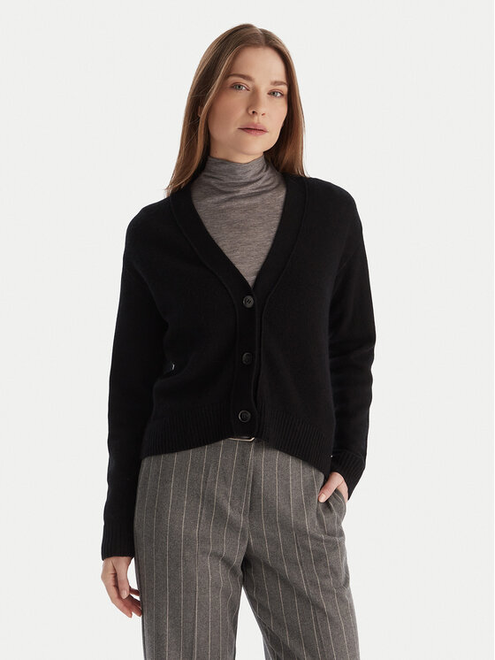 Marella Kardigan Emme by Marella Blazer 2525346032 Czarny Regular Fit