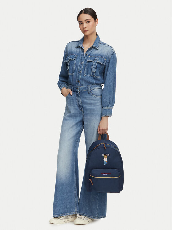 Guess Plecak H6YZ07 W2598 Niebieski