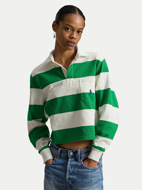 Polo Ralph Lauren Bluza 211971746500 Zielony Relaxed Fit