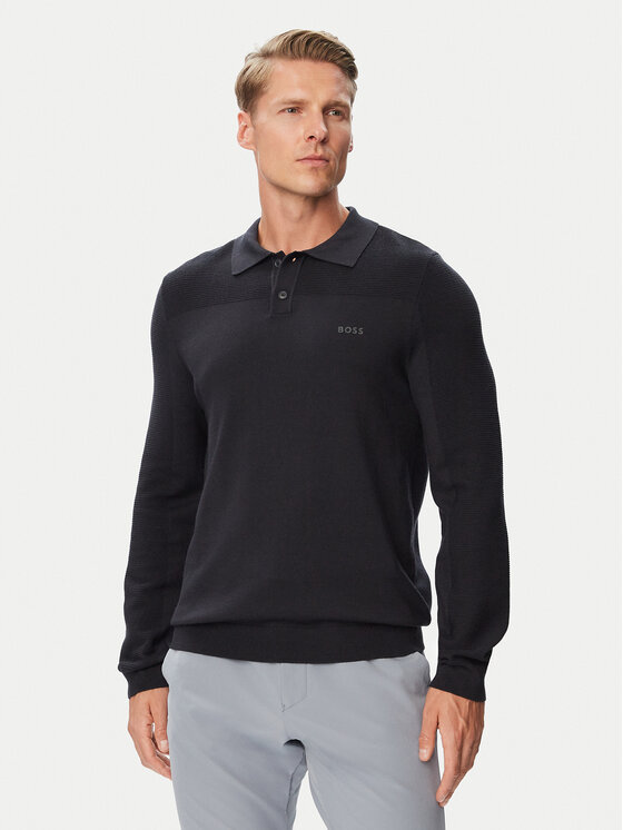 BOSS Sweter Momentum-X PL 50568962 Granatowy Regular Fit