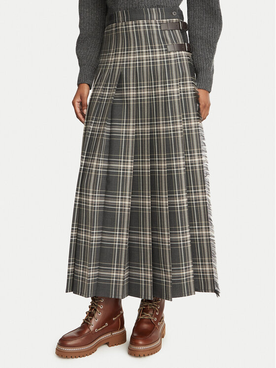 Weekend Max Mara Spódnica midi Prisma 2625106092 Szary Regular Fit
