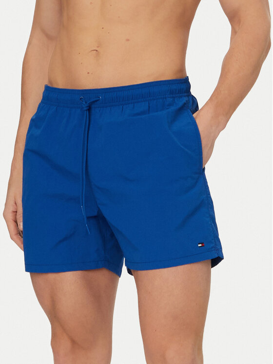 Tommy Hilfiger Szorty kąpielowe UM0UM03477 Niebieski Regular Fit