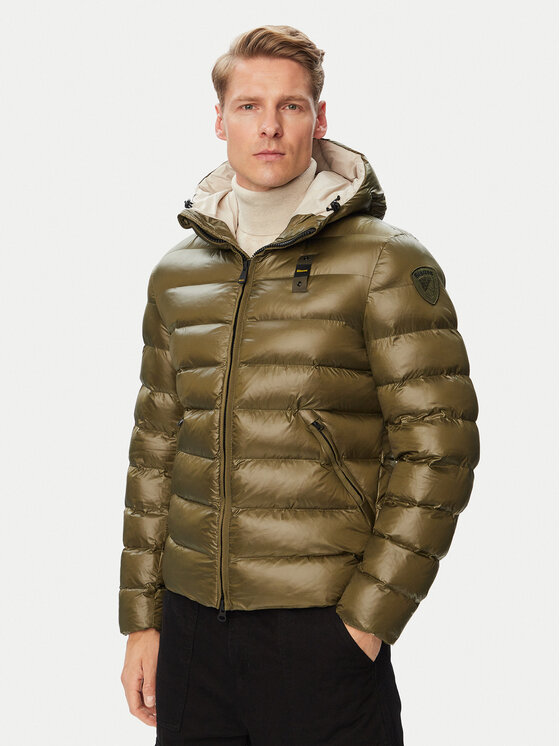 Blauer Kurtka zimowa Adams 26WBLUC02054 Zielony ciemny Regular Fit