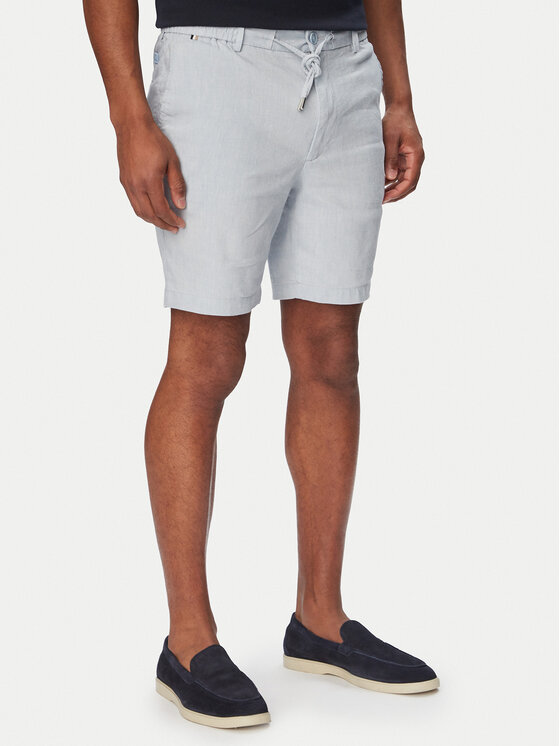 BOSS Szorty materiałowe Kane1 50557537 Niebieski jasny Regular Fit