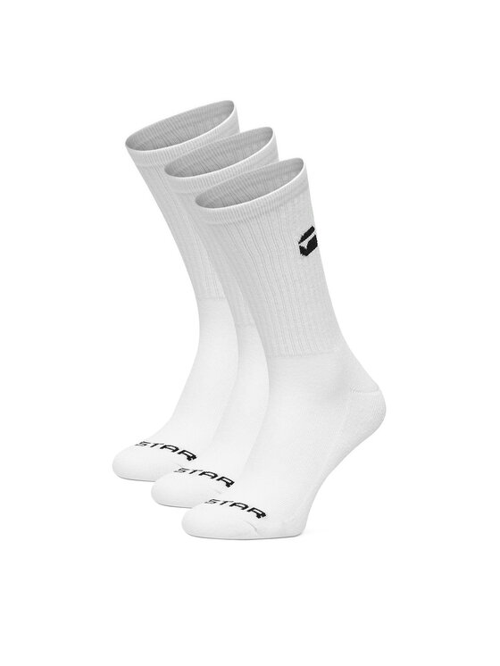 G-STAR Skarpety długie CEO_AS_G-STAR_313_W_AW26 (3-PACK) Biały
