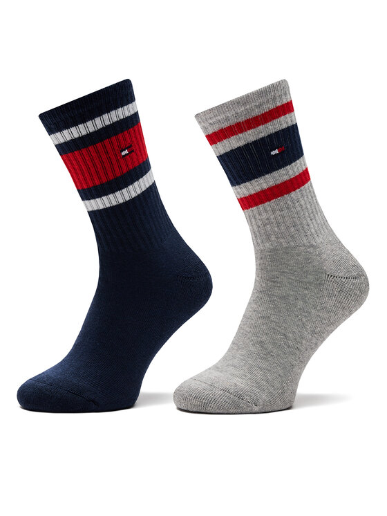 Tommy Hilfiger Skarpety długie 701229942 Granatowy