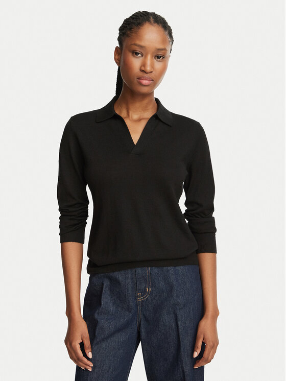 Weekend Max Mara Sweter Cappa 2625366052 Czarny Regular Fit