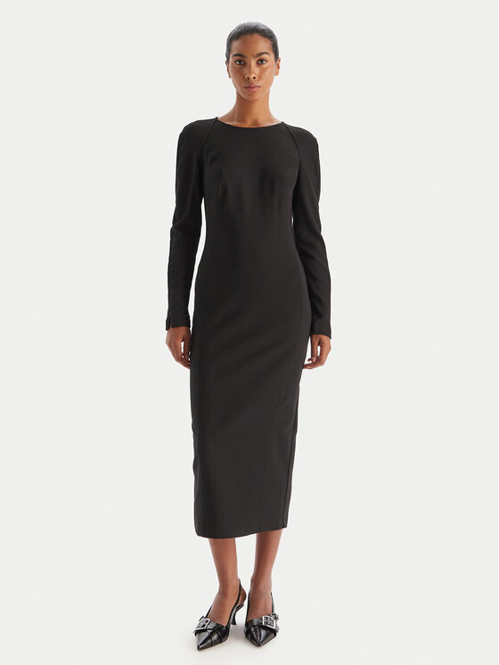 PINKO Sukienka koktajlowa 105670 A2QV Z99 Czarny Regular Fit