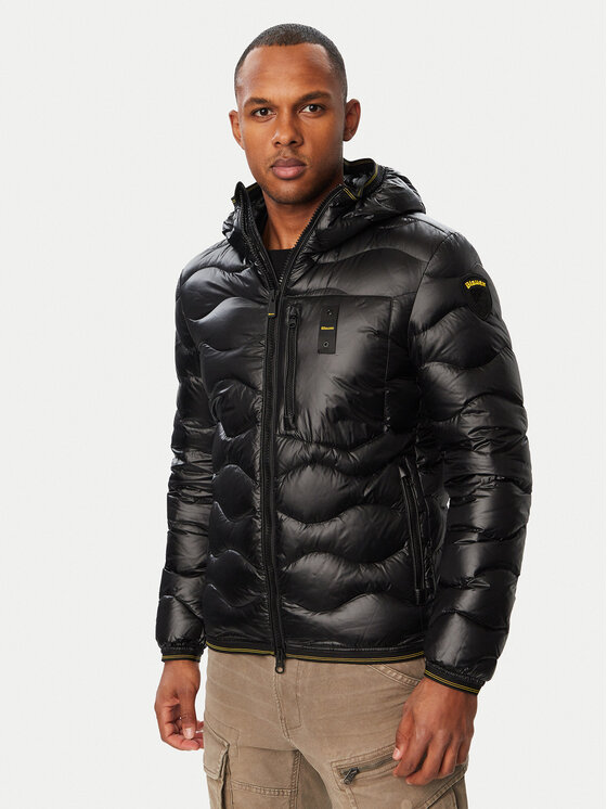 Blauer Kurtka puchowa Wave 26WBLUC03064 Czarny Regular Fit