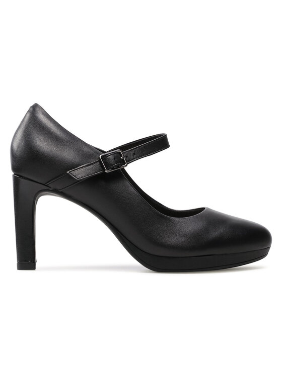 Clarks Półbuty Ambyr Shine 261577844 Czarny